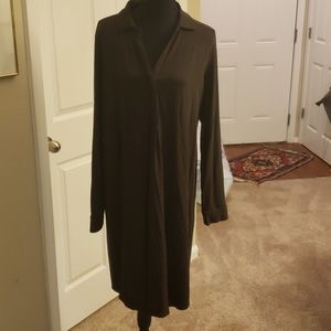 J Jill Chocolate Brown Dress